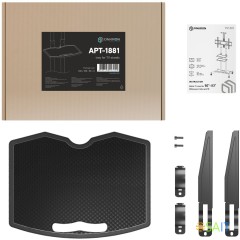 Кронштейн-подставка универсальное Onkron APT-1881 черный макс.5кг напольный фиксированный