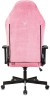 Кресло игровое Knight N1 Fabric розовый Velvet 36 с подголов. крестов. металл
