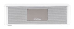 Радиобудильник Hyundai H-RCL360 белый LCD подсв:белая часы:цифровые FM