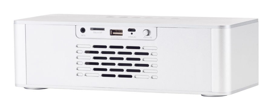 Радиобудильник Hyundai H-RCL360 белый LCD подсв:белая часы:цифровые FM