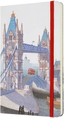 Блокнот Moleskine LIMITED EDITION I AM LONDON LEQP060IAMLO Large 130х210мм 240стр. слоновая кость страницы линейка твердая обложка белый