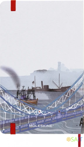 Блокнот Moleskine LIMITED EDITION I AM LONDON LEQP060IAMLO Large 130х210мм 240стр. слоновая кость страницы линейка твердая обложка белый