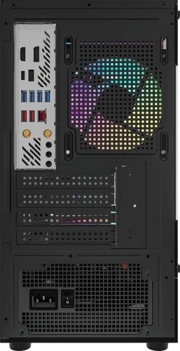 Корпус Formula Crystal Z1CM черный без БП mATX 5x120mm 1xUSB3.0 audio bott PSU