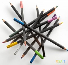 Карандаши цв. Moleskine WATERCOLOUR EW7P12COLA акварель. 12цв. мет.кор.