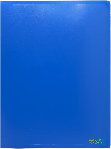 Папка на 4-х кольцах Silwerhof Eco A4 пластик 0.5мм синий