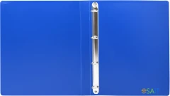 Папка на 4-х кольцах Silwerhof Eco A4 пластик 0.5мм синий