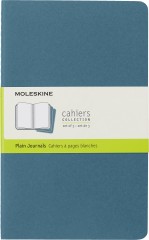 Блокнот Moleskine CAHIER JOURNAL CH018B44 Large 130х210мм обложка картон 80стр. нелинованный голубой (3шт)