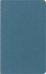 Блокнот Moleskine CAHIER JOURNAL CH018B44 Large 130х210мм обложка картон 80стр. нелинованный голубой (3шт)