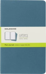 Блокнот Moleskine CAHIER JOURNAL CH018B44 Large 130х210мм обложка картон 80стр. нелинованный голубой (3шт)