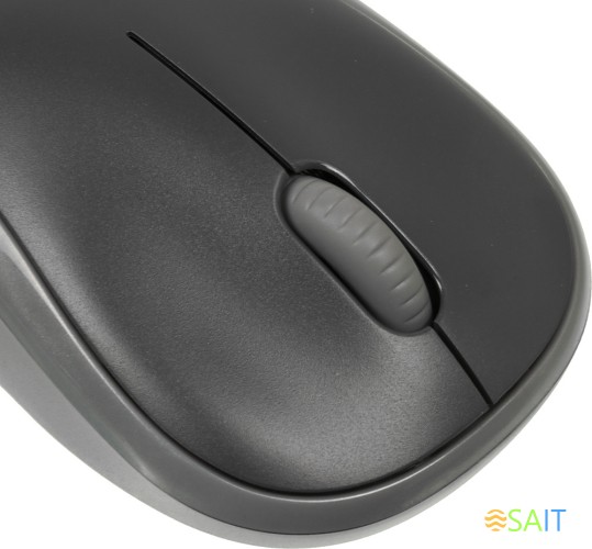 Мышь Logitech M185 черный/серый оптическая 1000dpi беспров. USB для ноутбука 2but (910-002252)