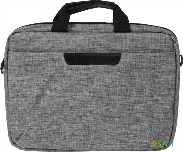 Сумка для ноутбука 15.6" Portcase KCB-161 серый полиэстер (KCB-161 GREY)