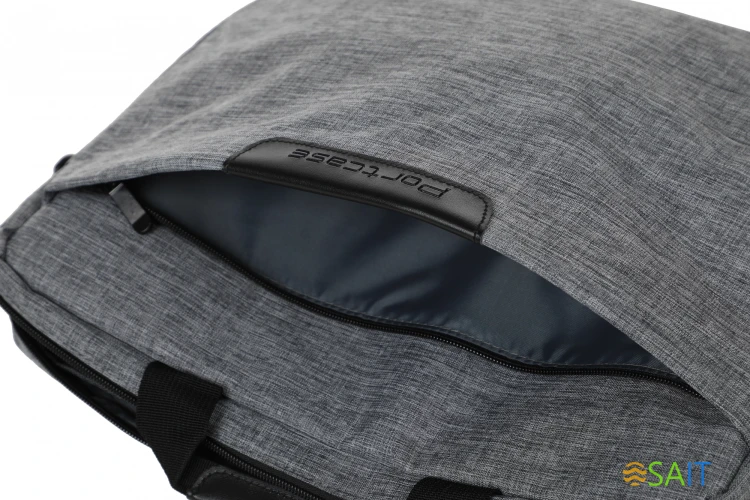 Сумка для ноутбука 15.6" Portcase KCB-161 серый полиэстер (KCB-161 GREY)
