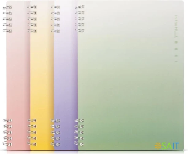 Тетрадь Deli NUSIGN NS372 A5 пластик 60л ассорти