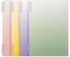 Тетрадь Deli NUSIGN NS372 A5 пластик 60л ассорти