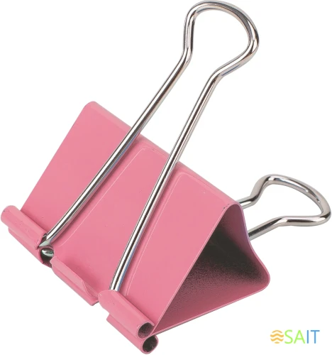 Зажимы Deli E8552A металл 41мм ассорти (упак.:24шт) пластиковая коробка