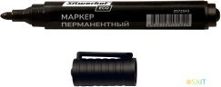 Маркер перманентный Silwerhof ECO пулевидный пиш. наконечник 1-3мм черный