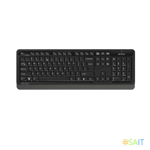 Клавиатура + мышь A4Tech Fstyler FG1010 клав:черный/серый мышь:черный/серый USB беспроводная Multimedia (FG1010 GREY)