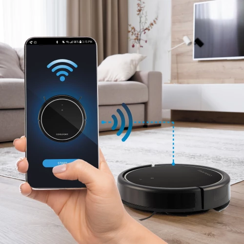 Пылесос-робот Coolfort CF-3200 20Вт черный