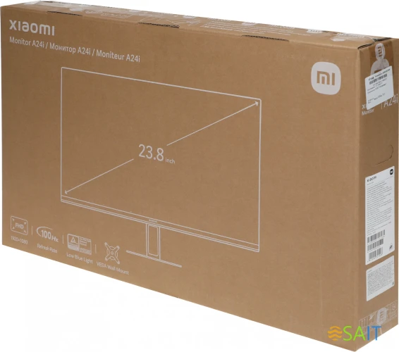 Монитор Xiaomi 23.8" Monitor A24i черный IPS LED 16:9 HDMI матовая 250cd 178гр/178гр 1920x1080 100Hz DP FHD 2.98кг