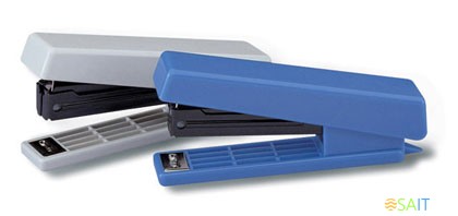 Степлер Kw-Trio 05280GR N10 (10листов) встроенный антистеплер серый 50скоб закрытый