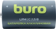 Батарея Buro Alkaline LR14 C 7500mAh (2шт) блистер