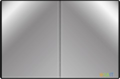 Папка с 20 прозр.вклад. Бюрократ -BPV20BLACK A4 пластик 0.6мм торц.карм с бум. встав черный