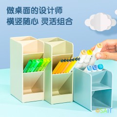 Подставка Deli 8940Green для письменных принадлежностей 60x91x152мм зеленый