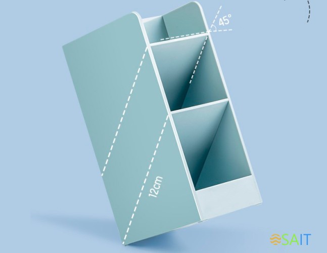 Подставка Deli 8940Green для письменных принадлежностей 60x91x152мм зеленый