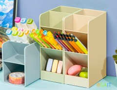 Подставка Deli 8940Green для письменных принадлежностей 60x91x152мм зеленый