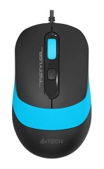 Мышь A4Tech Fstyler FM10 черный/синий оптическая 1600dpi USB 4but (FM10 BLUE)