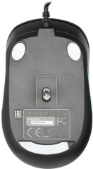 Мышь A4Tech Fstyler FM10 черный/синий оптическая 1600dpi USB 4but (FM10 BLUE)