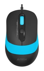 Мышь A4Tech Fstyler FM10 черный/синий оптическая 1600dpi USB 4but (FM10 BLUE)
