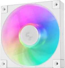 Вентилятор для корпуса Deepcool FD12 ARGB 120х120x25 белый 4-pin 26.9дБ (упак.:3шт) (R-FD12-WHAPN3-G) Ret