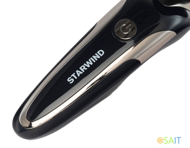 Бритва роторная Starwind SSH 4040 реж.эл.:3 питан.:аккум. черный
