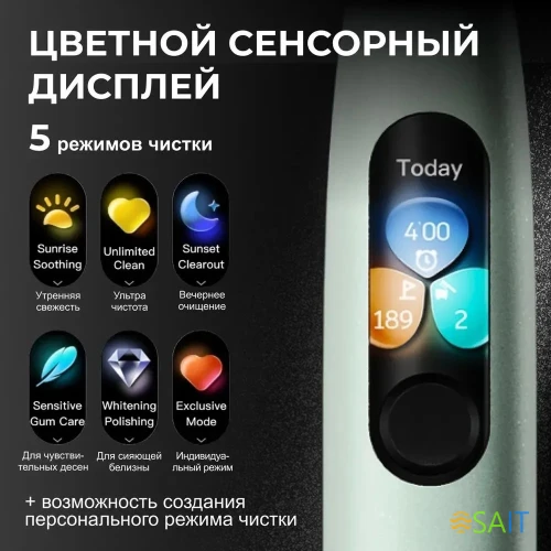 Зубная щетка электрическая Oclean X Ultra V8100 черный