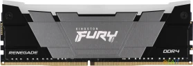 Память DDR4 8GB 3600MHz Kingston KF436C16RB2A/8 Fury Renegade RGB RTL Gaming PC4-28800 CL16 DIMM 288-pin 1.35В dual rank с радиатором Ret