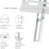 Кронштейн для телевизора Kromax IDEAL-3 белый 22"-65" макс.50кг настенный фиксированный