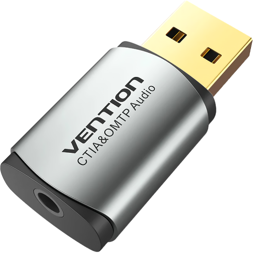 Внешняя звуковая карта Vention USB Серая Vention CDLH0