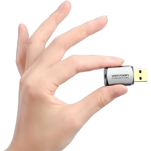 Внешняя звуковая карта Vention USB Серая Vention CDLH0