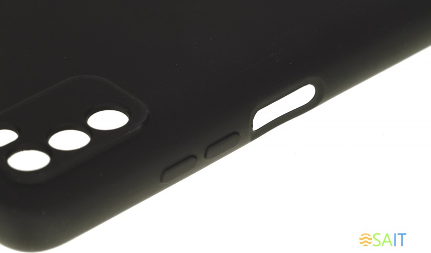 Чехол (клип-кейс) DF для Xiaomi Poco M3 poOriginal-03 черный (DF POORIGINAL-03 (BLACK))