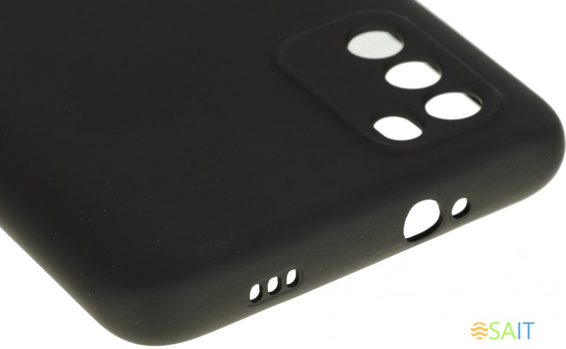 Чехол (клип-кейс) DF для Xiaomi Poco M3 poOriginal-03 черный (DF POORIGINAL-03 (BLACK))