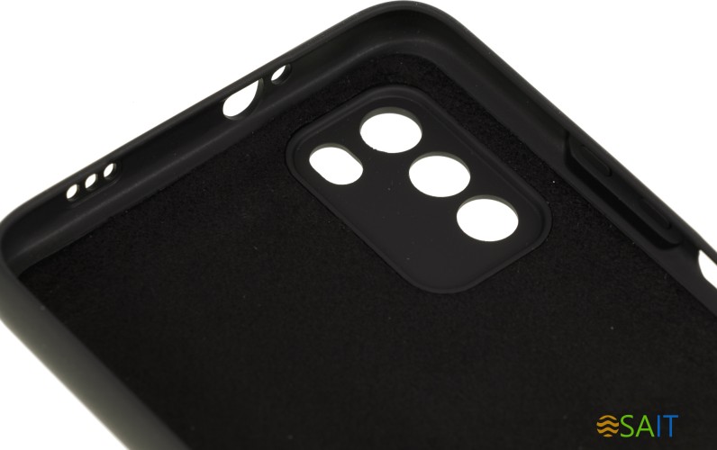 Чехол (клип-кейс) DF для Xiaomi Poco M3 poOriginal-03 черный (DF POORIGINAL-03 (BLACK))