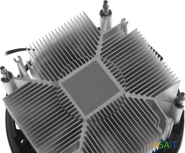 Устройство охлаждения(кулер) Aerocool BAS Soc-1151/1200 черный 3-pin 24dB Al 100W 422gr Ret