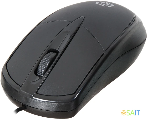 Мышь Оклик 125M черный оптическая 1200dpi USB 3but (1175317)