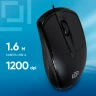 Мышь Оклик 125M черный оптическая 1200dpi USB 3but (1175317)
