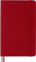 Блокнот Moleskine PASSION RECIPE PASRECP Large 130х210мм 400стр. подар.кор. красный