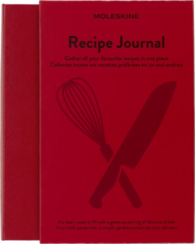 Блокнот Moleskine PASSION RECIPE PASRECP Large 130х210мм 400стр. подар.кор. красный