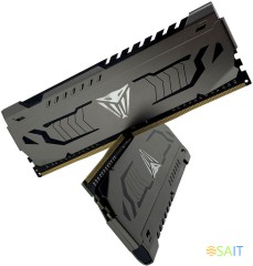 Память DDR4 2x16Gb 3200MHz Patriot PVS432G320C6K Viper Steel RTL Gaming PC4-25600 CL16 DIMM 288-pin 1.35В dual rank с радиатором Ret