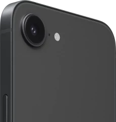 Смартфон Apple A3409 iPhone 16e 128Gb черный моноблок 3G 4G 1Sim 6.1" 1170x2532 iOS 18 48Mpix 802.11 a/b/g/n/ac/ax NFC GPS Protect