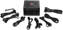 Блок питания Bloody ATX 750W BD-PS750G 80+ gold (20+4pin) APFC 120mm fan color LED 6xSATA Cab Manag RTL
